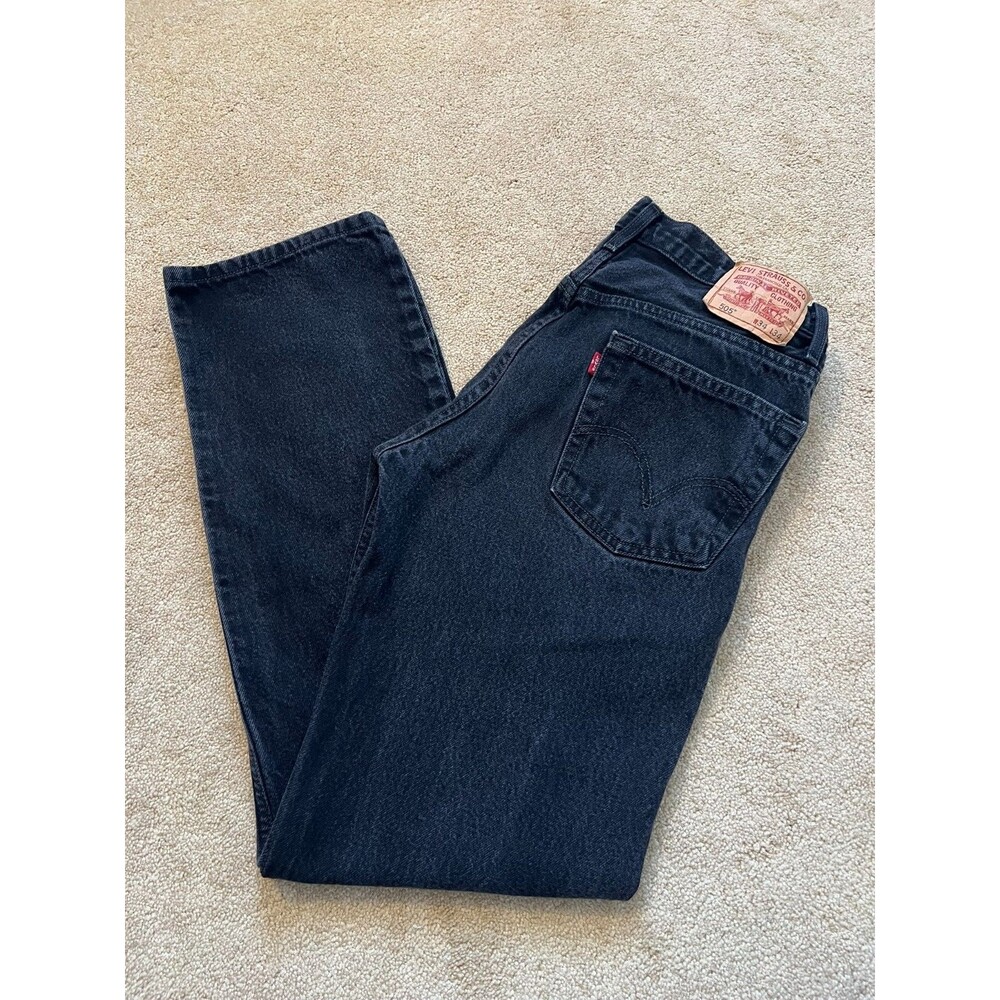 Levi's 505 Regular Fit Jeans - Men’s 34 x 34 Black